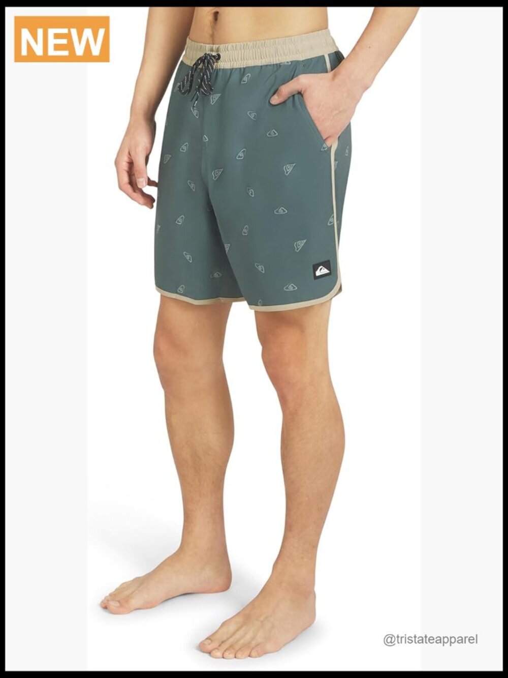 Men's Swim Trunks UPF 50+ Quick Dry Stretch Liner S-XXL Regular Fit